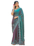 Vasthrlay Shimmer Chiffon Lavender Saree