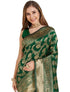 Vasthrlay Red Banarasi Traditional Unstitched Saree