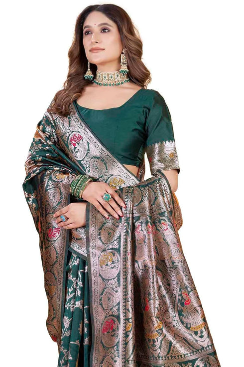 Vsathrlay Kanjivaram Banarasi Festival Wedding Ethnic Wear