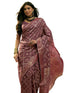 Vasthrlay Banarasi Weaving Light Maroon Saree With Unstitched Blouse Piece