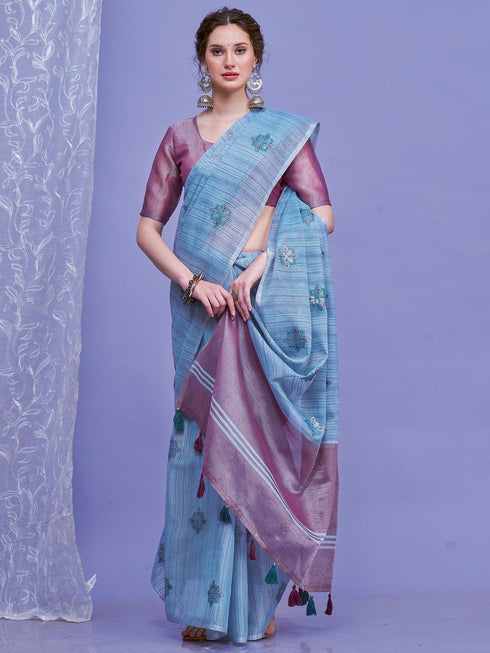 Vasthrlay Printed Unstitched Hs Ethnic Wear