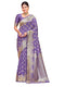 Vasthrlay Banarasi Weaving Peach Saree