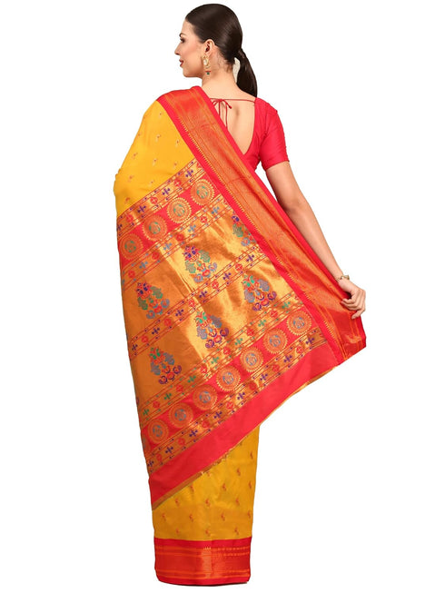 Vasthrlay Paithani Purple Saree