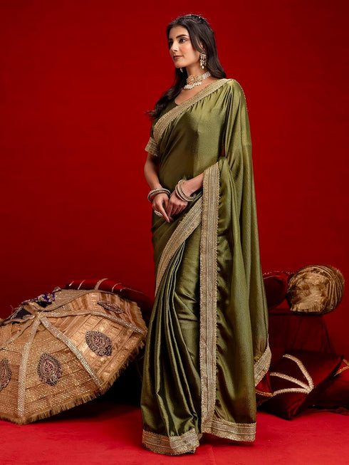 Vasthrlay Chinnon Dusty Saree