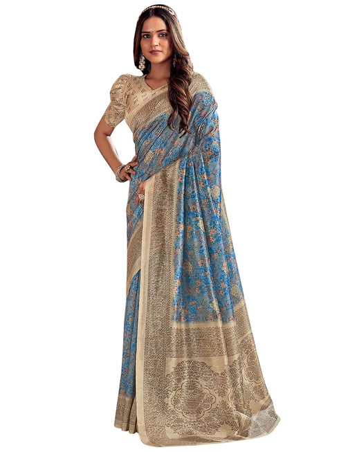 Vasthrlay Printed Unstitched Hs Ethnic Wear