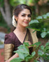 VasthrlayBurgundy Banarasi Kanchipuram Saree