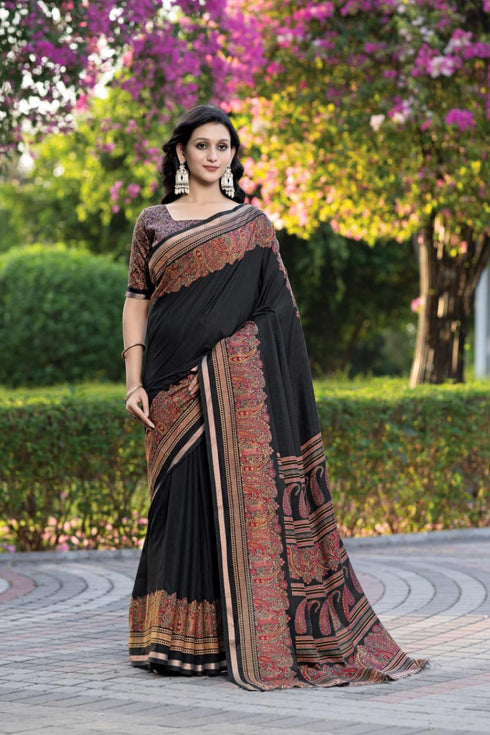 Vasthrlay Saree Kashmiri Floral