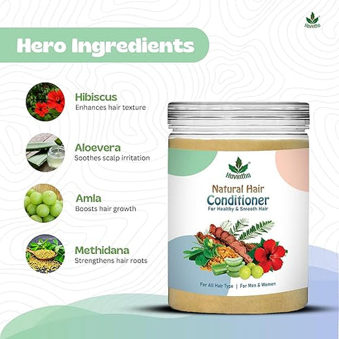 Havintha - Natural Hair Conditioner Smoothen Dry - Frizzy Hair
