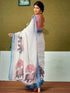 Vasthrlay Digital Printed Unstitched Pink Saree