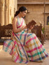 Vasthrlay Chanderi Printed Beige Saree