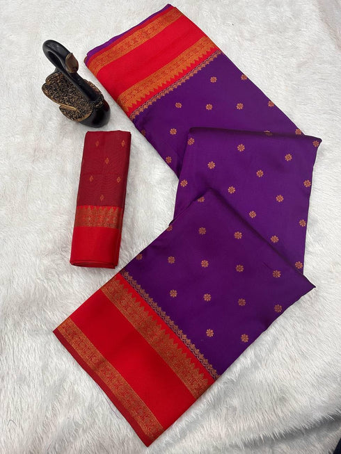 Vasthrlay Banarasi Soft Saree