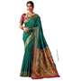 Vasthrlay Womens Paithani Unstitched Pink Saree
