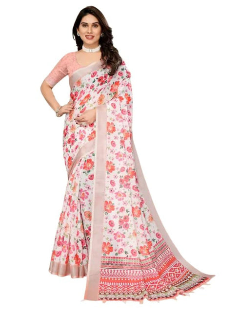 Vasthrlay Banarasi Traditional Unstitched Saree