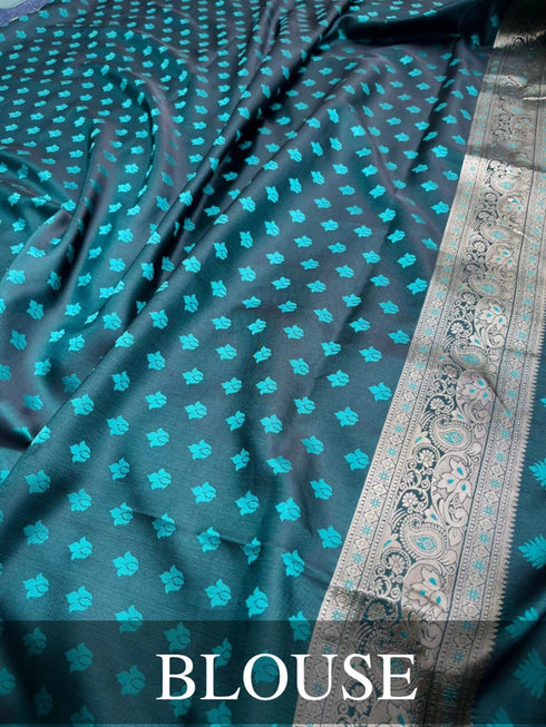 Vasthrlay Banarasi Unstitched Saree
