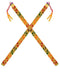 Avanti Creation Traditional Wooden Rajwadi Pairs Dandiya Sticks