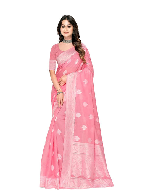 VasthrlayWomen's Banarasi Kanchipuram Saree