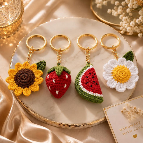 Handmade Crochet Keychain Combo