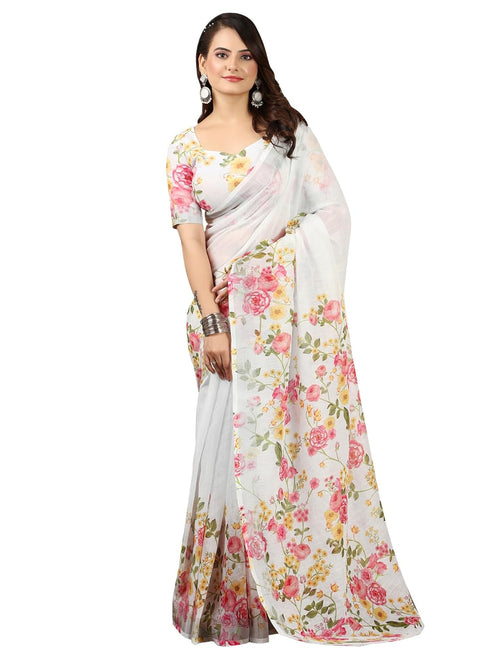 Vasthrlay Botanical Printed Unstitched Ethnic Wear