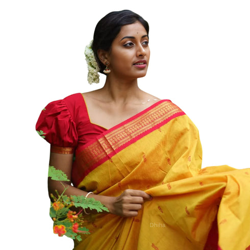 Vasthrlay Kanjivaram Tassels Saree