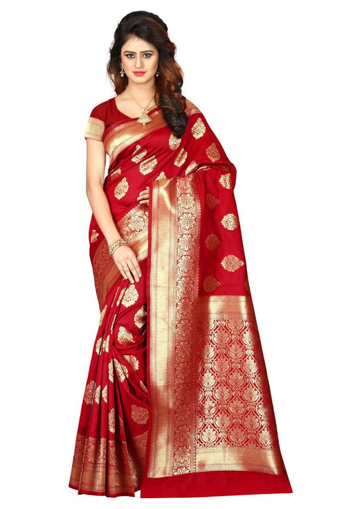 Vasthrlay Royal Blue San Pari Saree