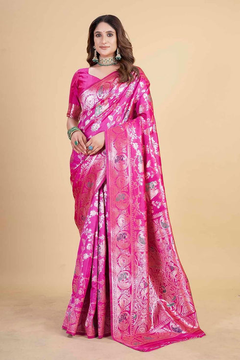 Vsathrlay Kanjivaram Banarasi Festival Wedding Ethnic Wear