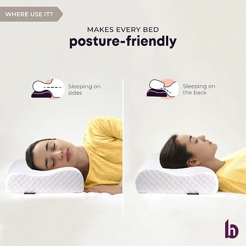 Betterhood PosturePro Premium Cervical Pillow for Neck Pain and Shoulder Pain