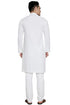 Vasthrlay Men's Sequince Embroidered Cotton Blend Only Slim Fit Kurta