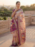 Vasthrlay Banglori Printed Dusty Saree