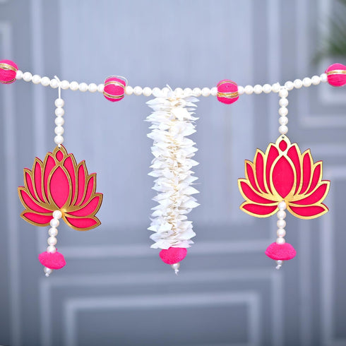 Ascension Lotus Toran for Door Hanging, 40 Inches