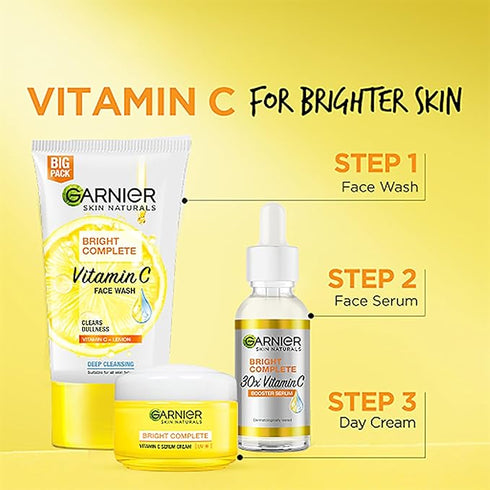 Garnier Bright Complete Vitamin C SPF40 | PA+++ Serum Cream