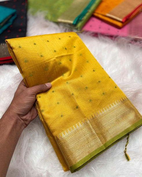 Vasthrlay Tussar Saree Butties