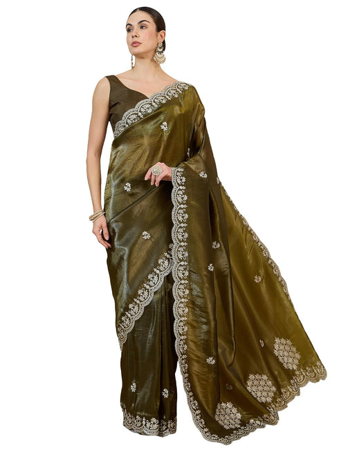 Vasthrlay Embroidered Unstitched Vh Ethnic Wear