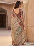 Vasthrlay Printed Lemon Yellow1 Yellow Saree