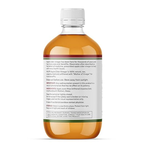 Inlife Apple Cider Vinegar With Mother Vinegar