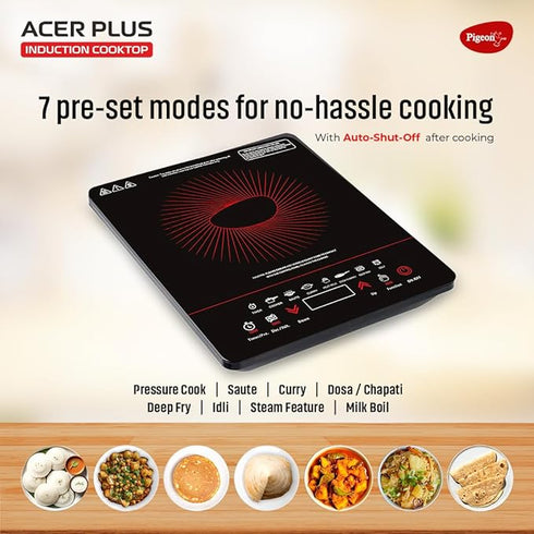 Pigeon By Stovekraft 14429 Acer Plus 1800 Watt Induction Cooktop