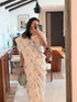 Vasthrlay Elegant Off White Printed Lightweight