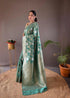 Vasthrlay Banarasi Unstitched Saree