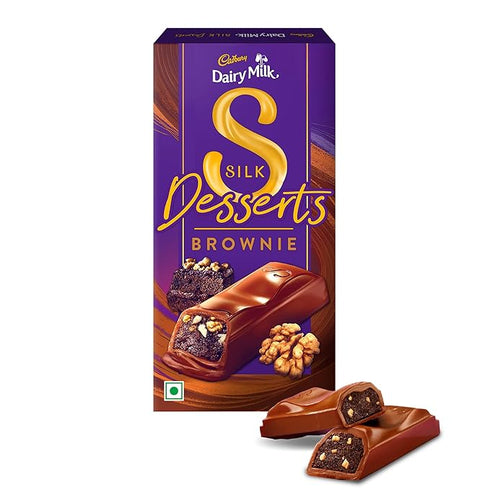 Cadbury Dairy Milk Silk Desserts Brownie Milk Chocolate Bar