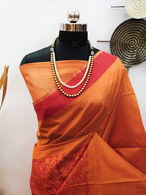 Vasthrlay Tussar Saree Design