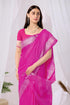 Vasthrlay Unstitched Double Line Orange Free Ethnic Wear