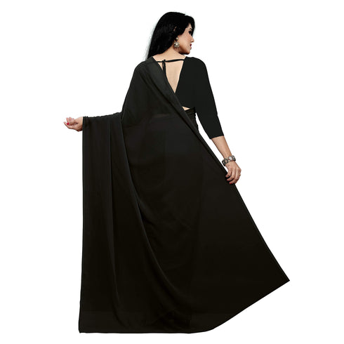 Vasthrlay Georgette Unstitched Saree