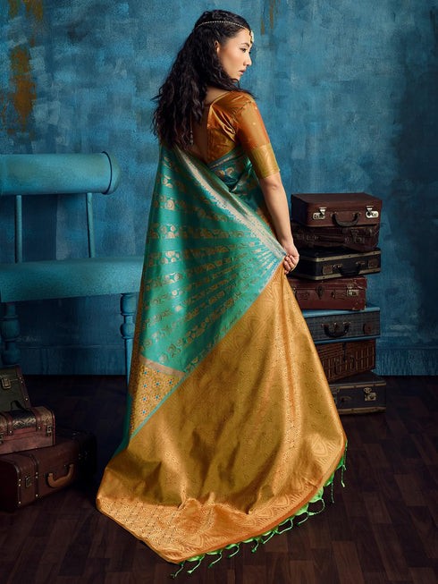 Vasthrlay Tassels Latkans Unstitched Designer Ethnic Wear