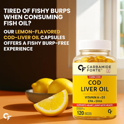 Carbamide Forte Cod Liver Oil Capsules