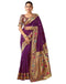 Vasthrlay Womens Paithani Unstitched Dark Green Saree