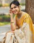 Vasthrlay Kanjivaram Unstitched Saree