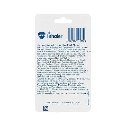 Vicks Inhaler