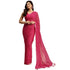 Vasthrlay Chiffon Bandhani Printed Teal Saree