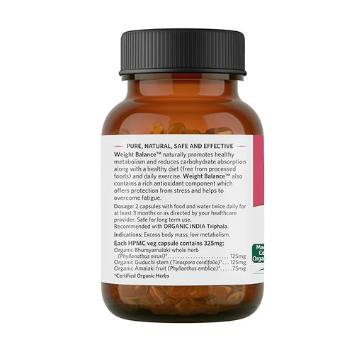Organic India Wgt-Bal Bottle