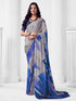 Vasthrlay Abstract Printed Unstitched Multicolor Saree