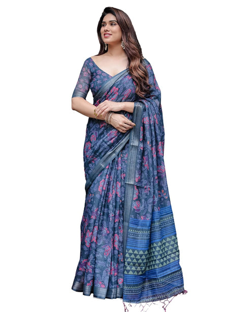 Vasthrlay Tasselled Elephant Saree